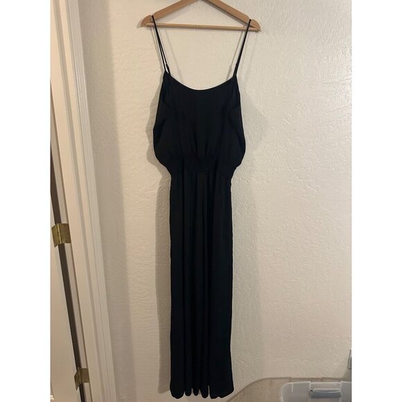 Aritzia Babaton Black Estaban Spaghetti Strap Jumpsuit - Picture 7 of 9